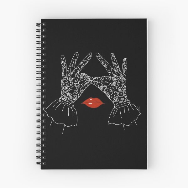 Item preview, Inktober Fancy Gloves and Lips designed and sold by WildSkyCo.