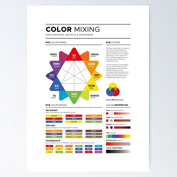 Item preview, Color Mixing for Artists, Painters & Designers - US designed and sold by pennyandhorse.