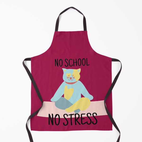 Item preview, No School No Stress Design - Yoga Cat designed and sold by Aiolin.