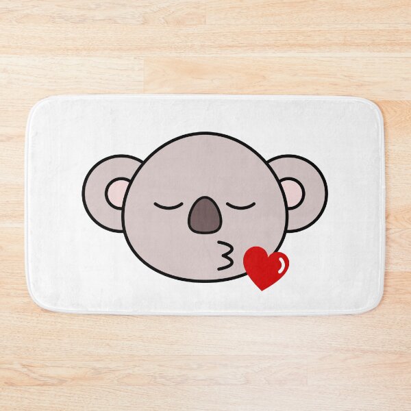 Item preview, Koala emoji sending kiss. designed and sold by TashaVector.
