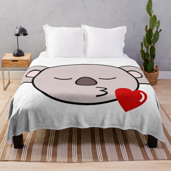 Item preview, Koala emoji sending kiss. designed and sold by TashaVector.