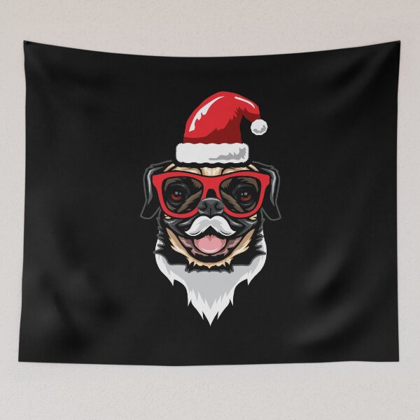 Item preview, Christmas Santa Pug designed and sold by IPRINT Clothing.