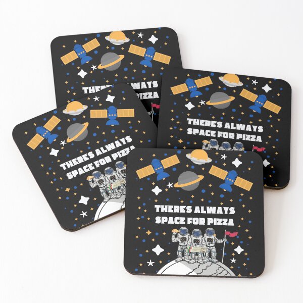 Item preview, There's Always Space for Pizza  designed and sold by VBeesTees.