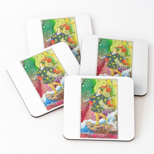 Item preview, Rider Waite Tarot Deck Christmas Gift | The Fool Tarot Card | Abstract Ink Background designed and sold by Barbie Rebranded.