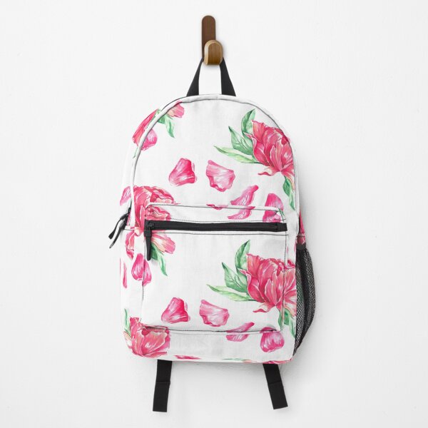 Item preview, Pink peonies stickers set - hand-painted watercolor designed and sold by sentimentalica.