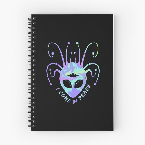 Item preview, Astonishing Alien With Antennas: 'I Come In Peace Alien' - Holographic designed and sold by lipemo.