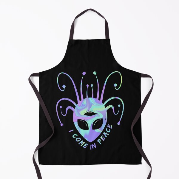 Item preview, Astonishing Alien With Antennas: 'I Come In Peace Alien' - Holographic designed and sold by lipemo.