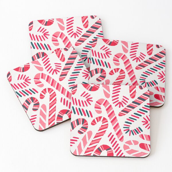 Item preview, Candy Canes – White designed and sold by Cat Coquillette.