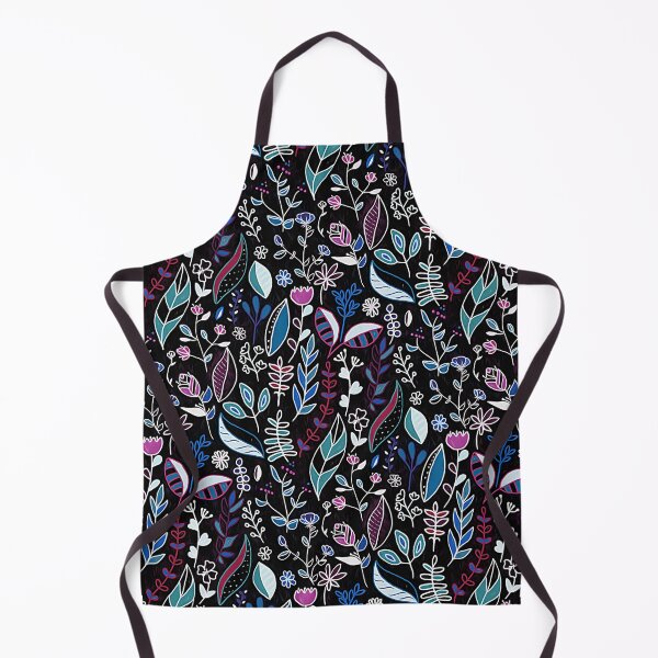 Item preview, Vibrant Midnight Nature Doodle designed and sold by TigaTiga.