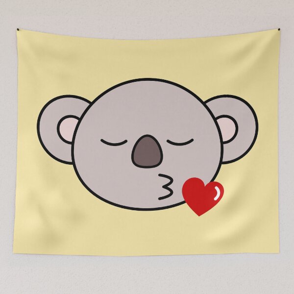 Item preview, Cute koala blows kiss.  designed and sold by TashaVector.