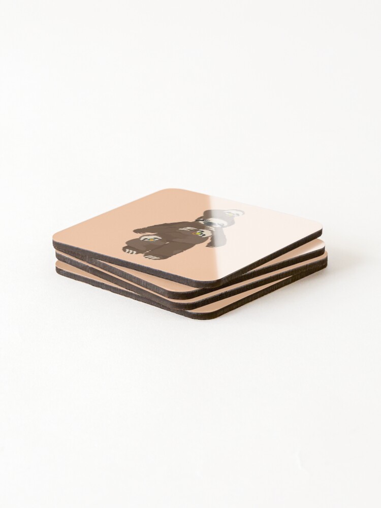 Thumbnail 4 of 5, Coasters (Set of 4), Sloth Stack designed and sold by Turkdesigner.