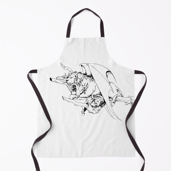 Item preview, Three-headed monster - black and white designed and sold by Kinisis.