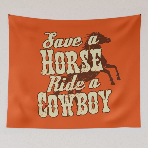 Item preview, Save A Horse Ride A Cowboy designed and sold by Spoof-Tastic.