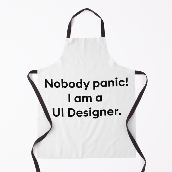 Item preview, nobody panic i am a ui designer designed and sold by PixelCookieDsgn.