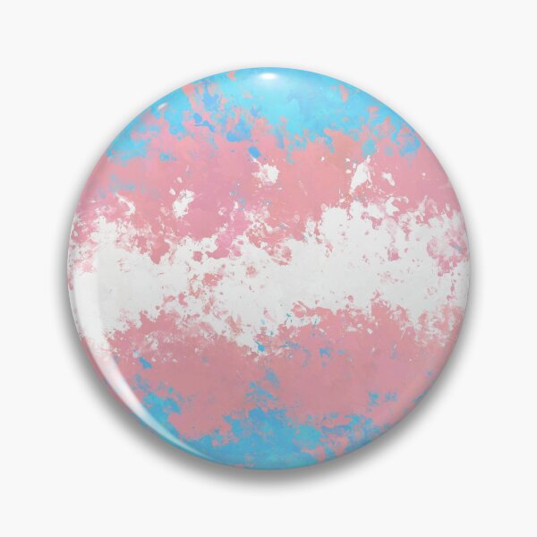 Item preview, Transgender Paint Splatter Pride Flag designed and sold by Quinn-Draws.