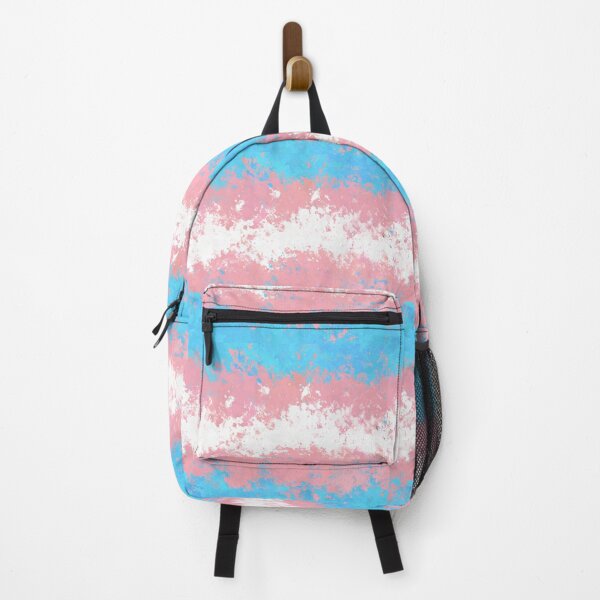 Item preview, Transgender Paint Splatter Pride Flag designed and sold by Quinn-Draws.