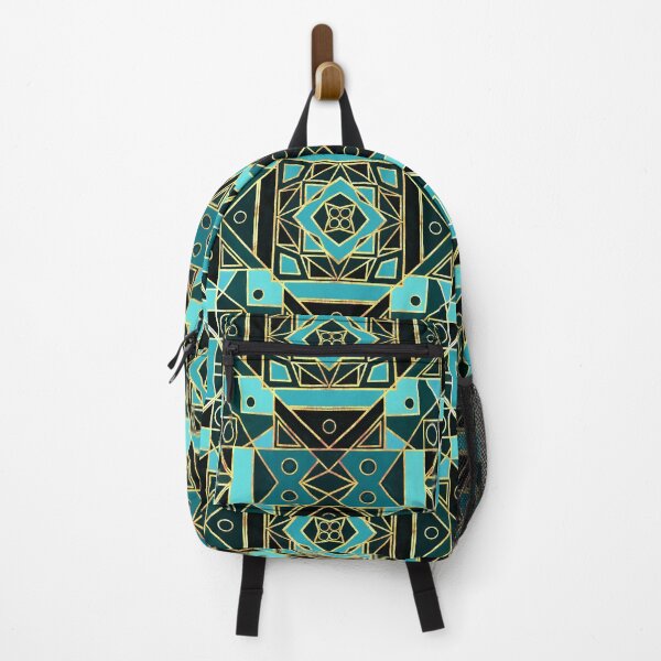 Item preview, Art Deco With Gold & Teal  designed and sold by TigaTiga.
