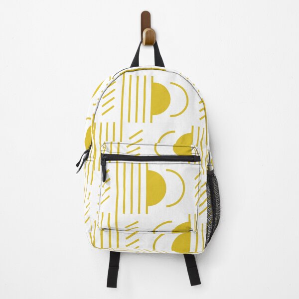 Item preview, Lines & Semicircles Geometric Pattern – Mustard Yellow designed and sold by RoguePatterns.