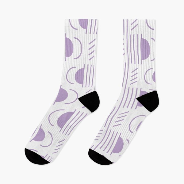 Item preview, Lines & Semicircles Geometric Pattern – Lilac designed and sold by RoguePatterns.