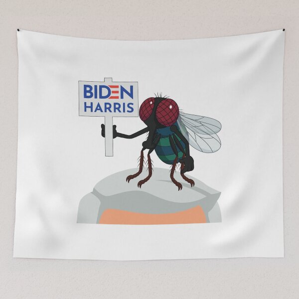 Item preview, Joe Biden Kamala Harris Mike Pence Debate Fly Meme  designed and sold by The Junto Shop.