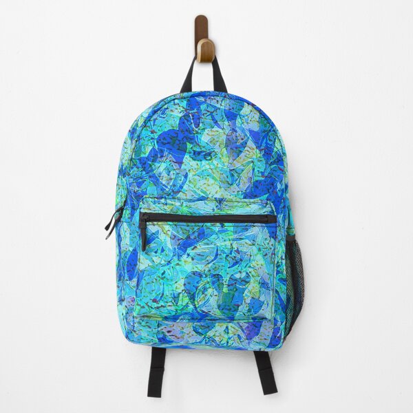Item preview, Turquoise and baby blue leaves and more leaves designed and sold by Markflow.