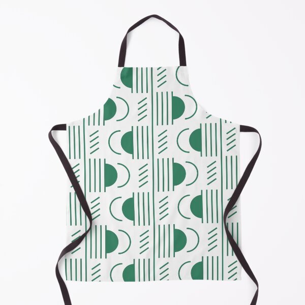Item preview, Lines & Semicircles Geometric Pattern – Green designed and sold by RoguePatterns.