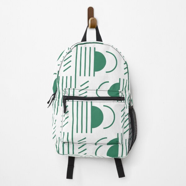Item preview, Lines & Semicircles Geometric Pattern – Green designed and sold by RoguePatterns.