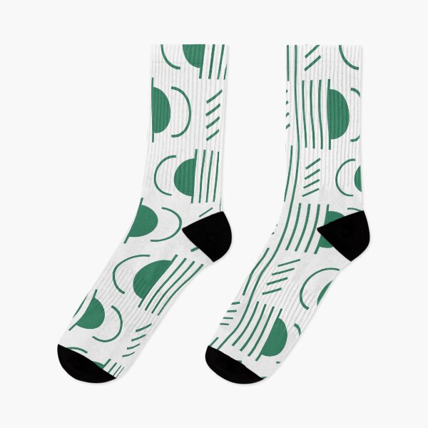 Item preview, Lines & Semicircles Geometric Pattern – Green designed and sold by RoguePatterns.