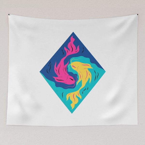 Item preview, Pisces Expressive Zodiac illustration designed and sold by Suazankate.