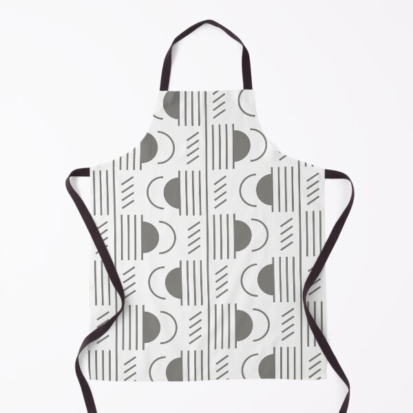 Item preview, Lines & Semicircles Geometric Pattern – Gray designed and sold by RoguePatterns.