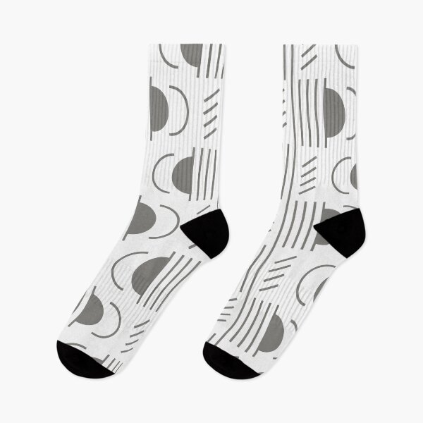 Item preview, Lines & Semicircles Geometric Pattern – Gray designed and sold by RoguePatterns.