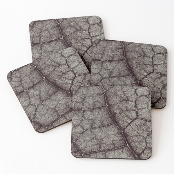 Item preview, Backlit Leaf Veins Gray designed and sold by SulkaCreative.