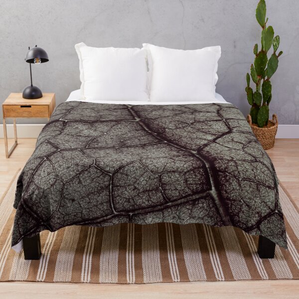 Item preview, Backlit Leaf Veins Gray designed and sold by SulkaCreative.