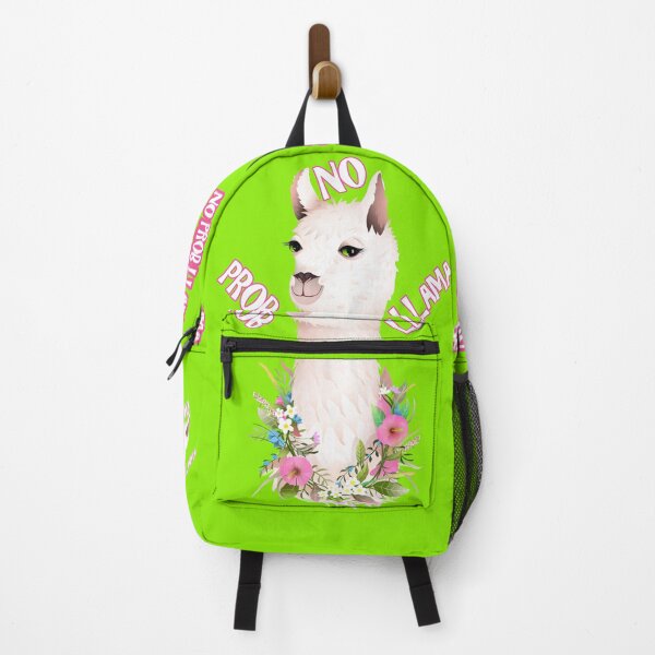 Item preview, NO PROBLLAMA BACKPACK NICE DESIGN, GIFT FOR GIRL designed and sold by Delicious Design ⭐⭐⭐⭐⭐.