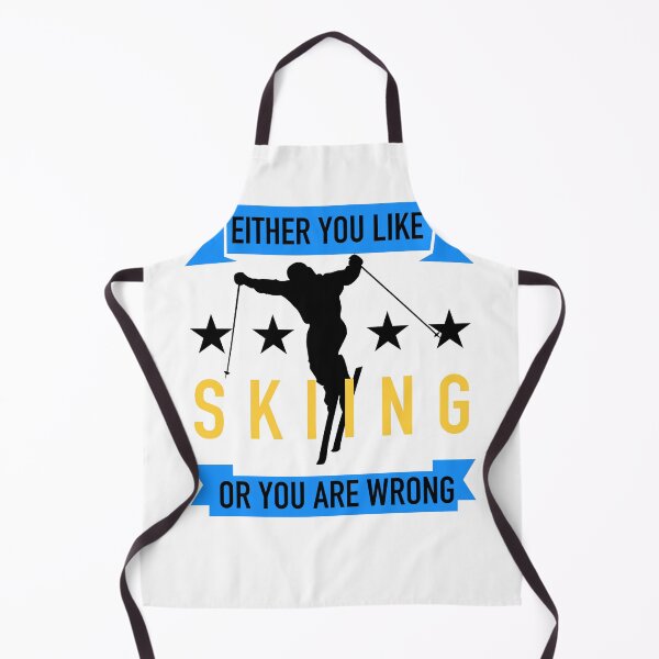 Item preview, skiier saying - retro ski quote designed and sold by pirminio.