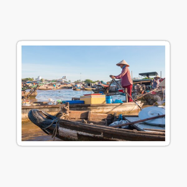 Item preview, Cai Rang Floating Markets Mekong Delta Vietnam designed and sold by Martin Berry Photography.