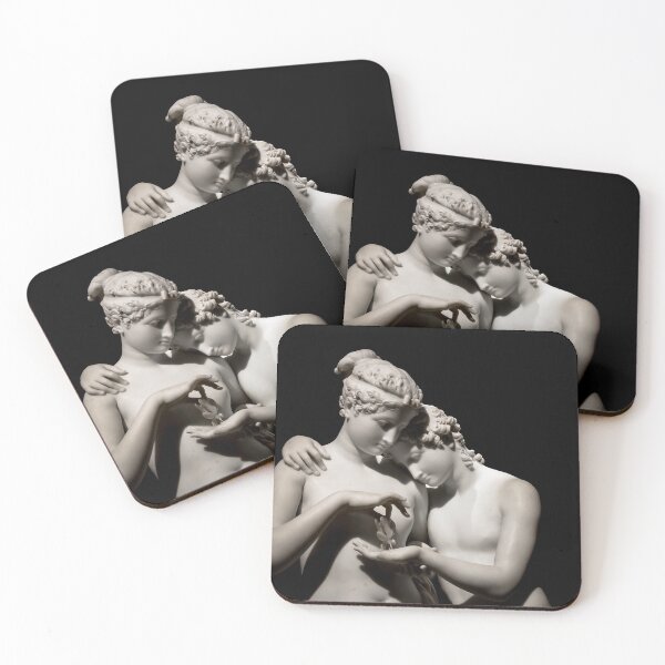 Item preview, Cupid and Psyche (Amore e Psiche) - symbol of eternal love by Antonio Canova designed and sold by Paolo Modena Photography    -   Fine Italian Art.