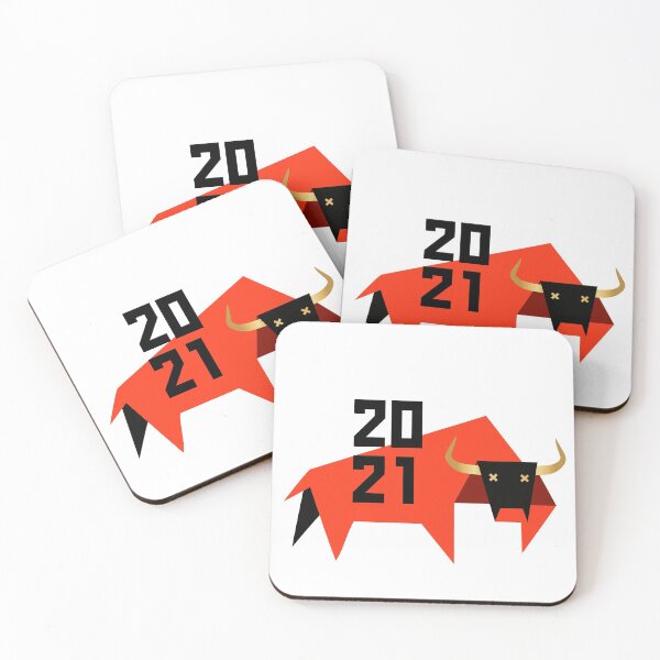 Item preview, New year print with bull 2021.  designed and sold by Zolotinka.