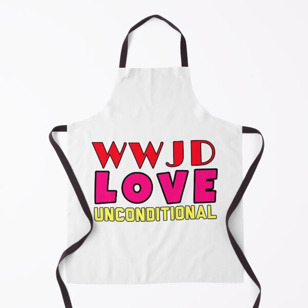 Item preview, WWJD love unconditionally designed and sold by Feline Rockstars.