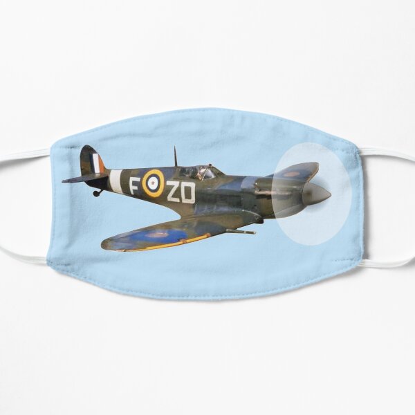 SPITFIRE. British, Airplane, Fighter, WWII, 1942, Spitfire VB, 222 Squadron, cut out. Mask