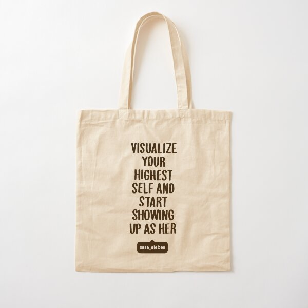 Visualize by Sasa Elebea Cotton Tote Bag