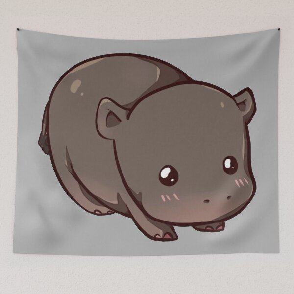 Artikelvorschau, Baby Hippo entworfen und verkauft von Cartoon-animals.