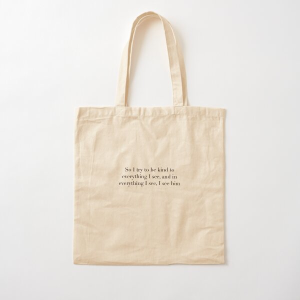 Ein kleines Lebenszitat von Hanya Yanagihara Baumwolltasche