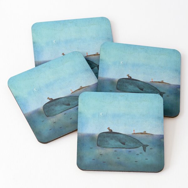 Item preview, Whale and dog watercolor   designed and sold by Oksana Tarasova.