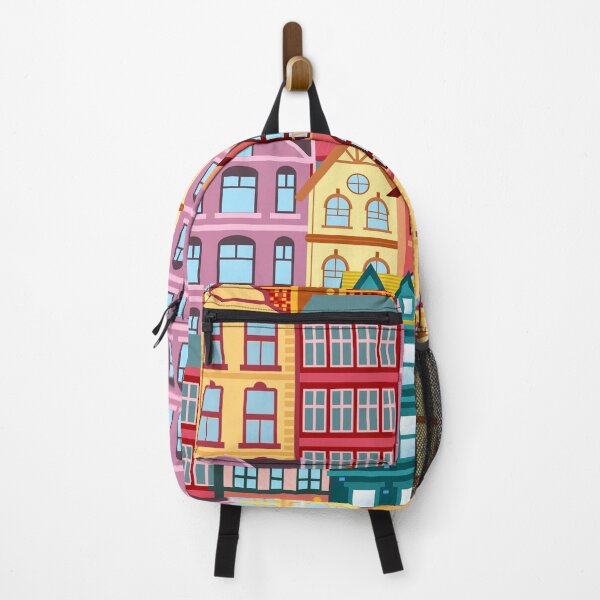 Artikelvorschau, Buntes Stadt Muster entworfen und verkauft von CreativeNewDesigns.