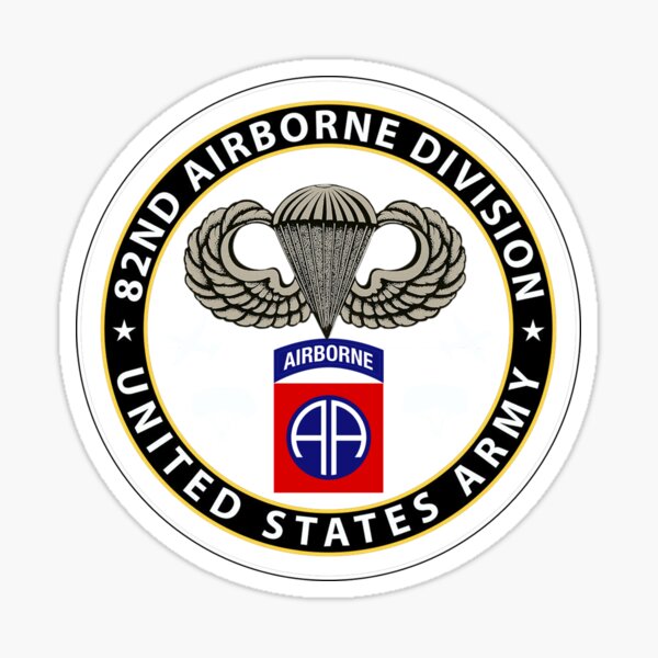 Item preview, 82nd Airborne Division - Parachutist Wings Circle Gift designed and sold by Jody49.