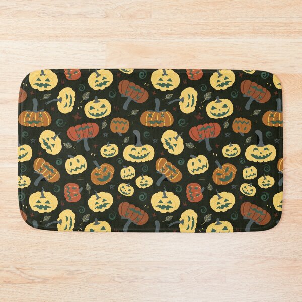 Item preview,  Creepy e pumpkins, pumpkin lantern, Halloween pattern designed and sold by Dustick.