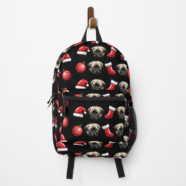 Item preview, Christmas Pattern Cute Pug designed and sold by IPRINT Clothing.