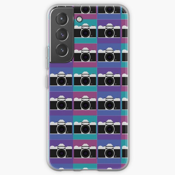 Colorful Grid of Cameras Samsung Galaxy Soft Case