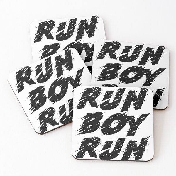Item preview, RUN BOY RUN designed and sold by Graphicganga.